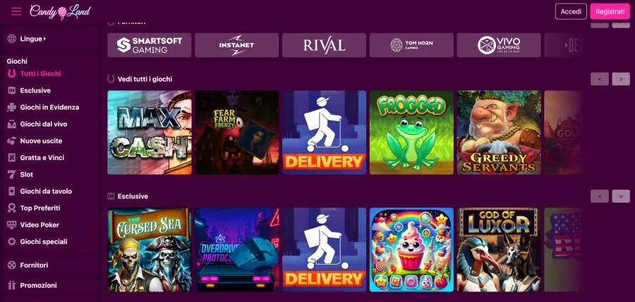 Banner secondario Candyland